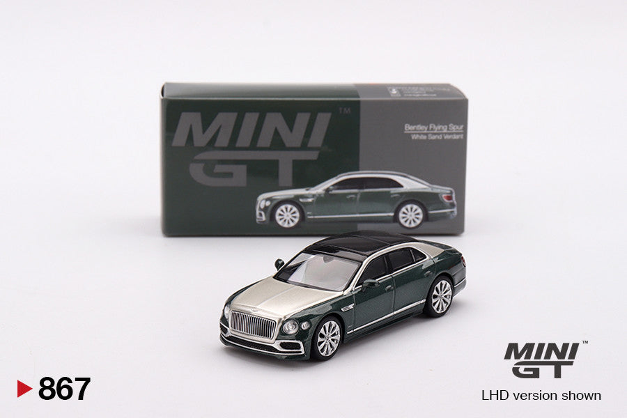Bentley Flying Spur White Sand / Verdant 1:64 Diecast-Modell