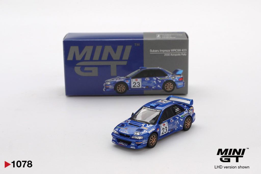 Subaru Impreza Nr.23 WRC99 – Akropolis Rallye 2000 1:64 Diecast-Modell