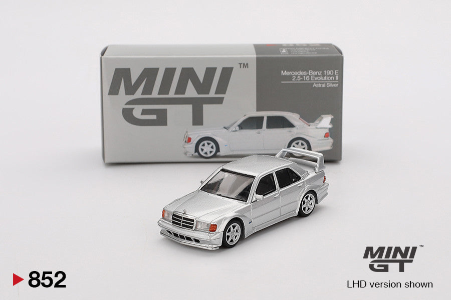 Mercedes-Benz 190E 2.5-16 Evolution II Astralsilber 1:64 Diecast-Modell
