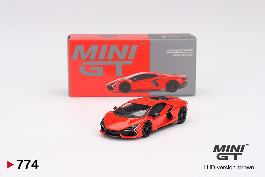 Lamborghini Revuelto Arancio Dac Lucido (LHD) 1:64 Diecast-Modell