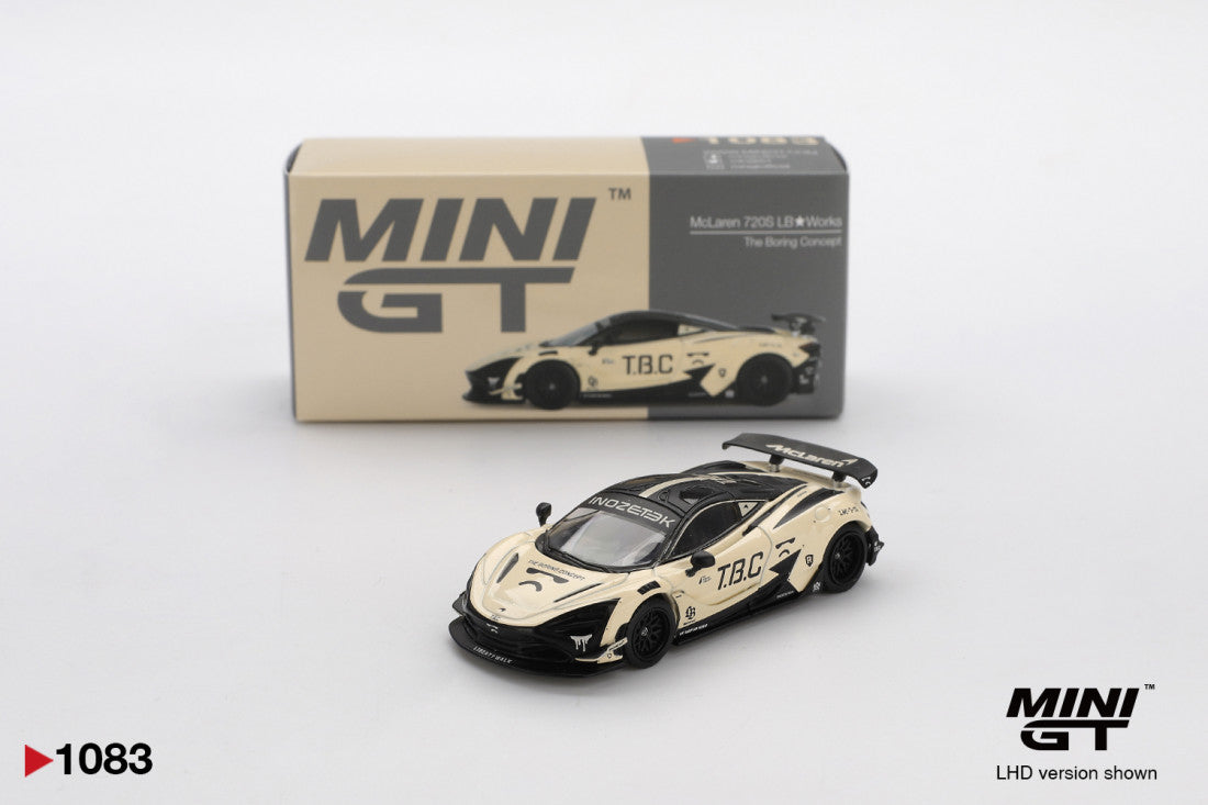 McLaren 720S LB-Works The Boring Concept 1:64 Modellauto Diecast