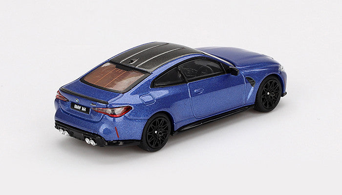 BMW M4 Competition (G82) Portimão Blau 1:64 Diecast Modell