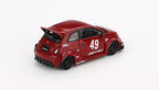 Abarth 595 LB-Works x Abas Works Rot 1:64 Modellauto