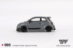 Abarth 595 LB-Works x Abas Works Grau Diecast Modell 1:64