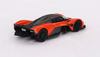 Aston Martin Valkyrie Maximum Orange Modellauto (Druckguss) im Maßstab 1:64