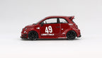 Abarth 595 LB-Works x Abas Works Rot 1:64 Modellauto