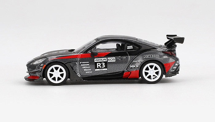 Toyota GR86 Larry Chens HKS Turbogeladener GR86 1:64 Diecast Modell