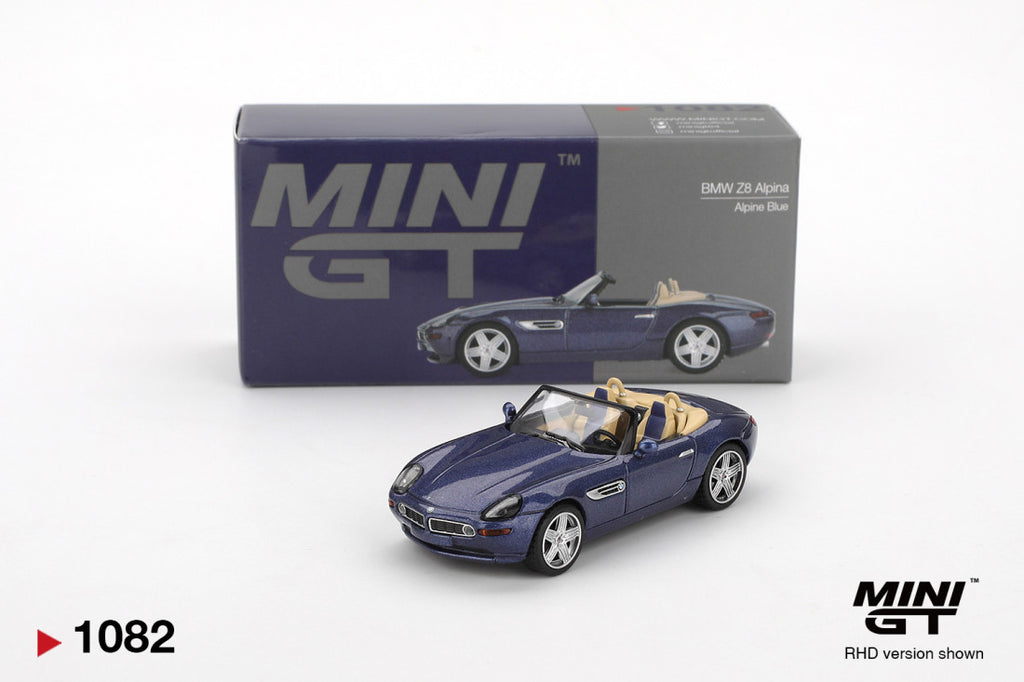 BMW Z8 Alpina Alpinablau 1:64 Diecast-Modell