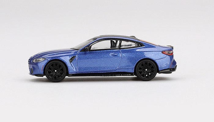 BMW M4 Competition (G82) Portimão Blau 1:64 Diecast Modell