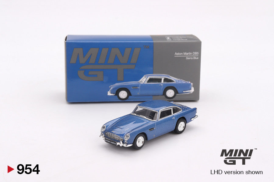Aston Martin DB5 Sierra Blau 1:64 Diecast-Modell