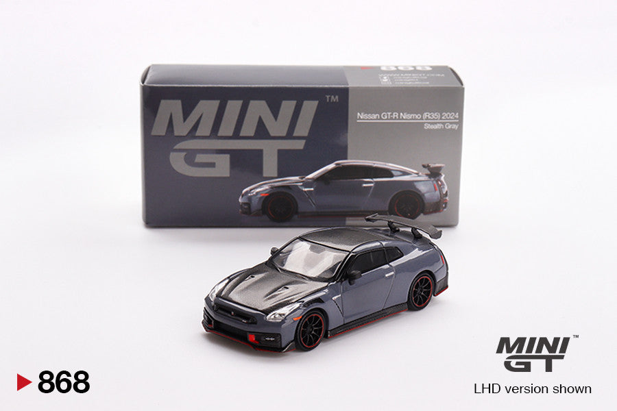 Nissan GT-R NISMO 2024 NISMO Stealth Gray 1:64 Modellauto
