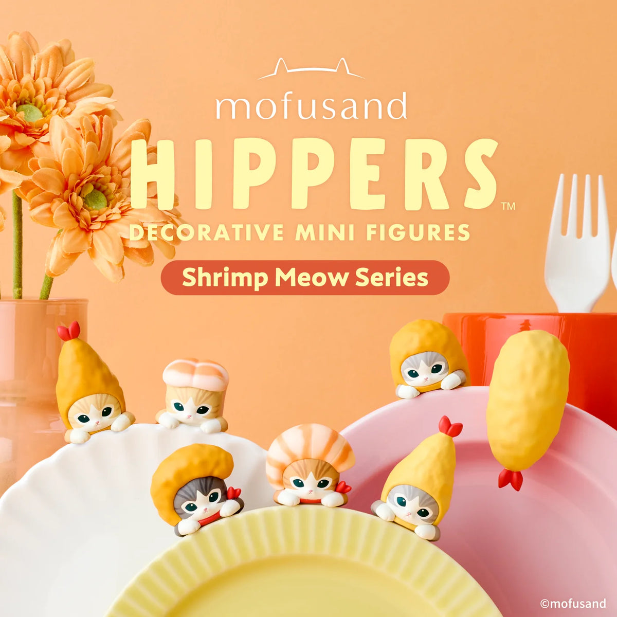 Slepá krabička série HIPPERS mofusand Vol. 2 Shrimp Meow