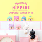 Sonny Angel HIPPERS Monchhichi COLORS: řada Wink – sběratelská figurka v krabičce s náhodným obsahem