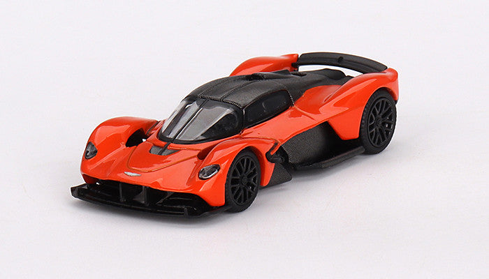 Aston Martin Valkyrie Maximum Orange Modellauto (Druckguss) im Maßstab 1:64