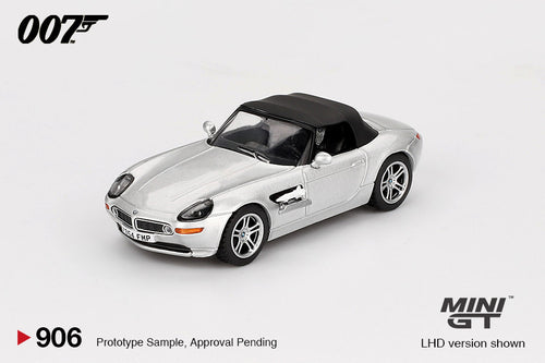 MINI GT BMW Z8 – The World Is Not Enough (1999) German Version 1:64 Diecast Model – MINI GT