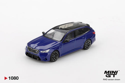 MINI GT BMW M5 Touring (G99) Marina Bay Blue Metallic 2024 1:64 Diecast Model (Blister Edition) – MINI GT
