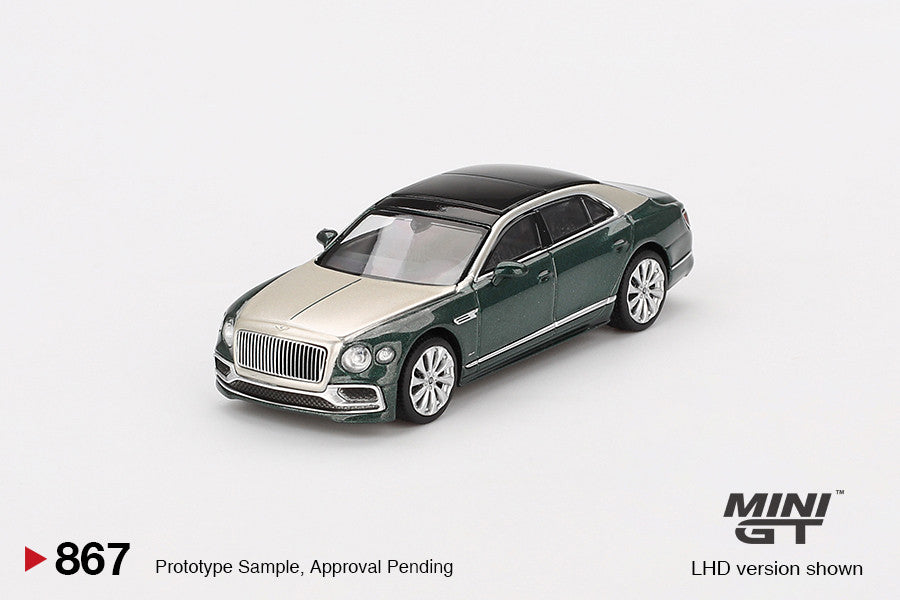 Bentley Flying Spur White Sand / Verdant 1:64 Diecast-Modell