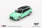 BMW M3 Touring M Performance Mintgrün 1:64 Modellauto