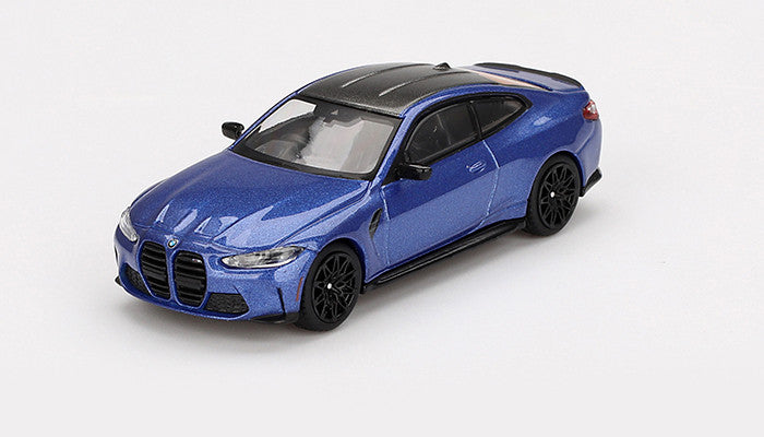 BMW M4 Competition (G82) Portimão Blau 1:64 Diecast Modell