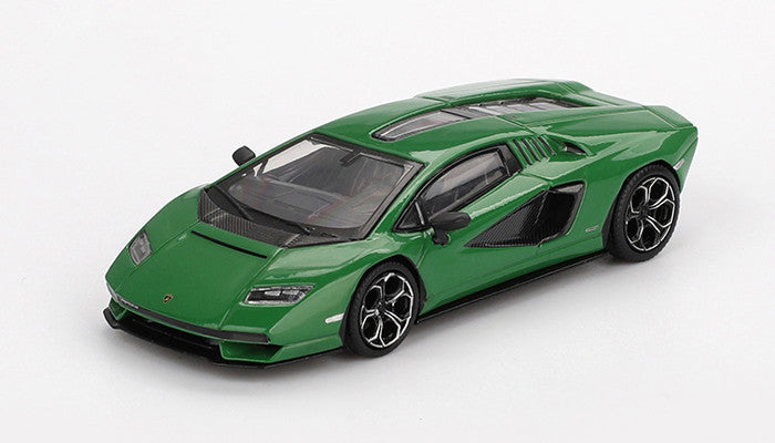 Lamborghini Countach LPI 800-4 Verde Medio 1:64 Diecast-Modell