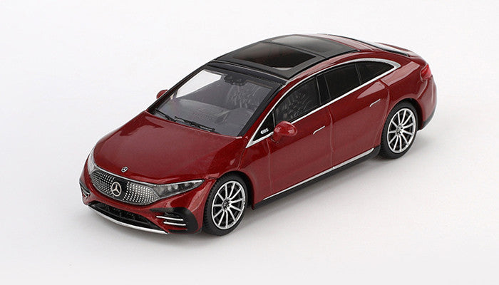 Mercedes-Benz EQS 580 4MATIC Rot Metallic 1:64 Modellauto