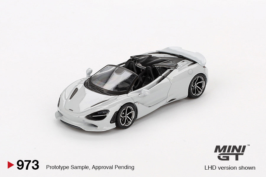 McLaren 750S Spider Cirrus Grey 1:64 Diecast Modell