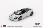 McLaren 750S Spider Cirrus Grey 1:64 Diecast Modell