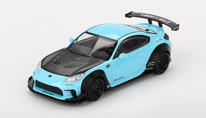 Toyota GR86 LB★Nation Babyblau 1:64 Diecast-Modell