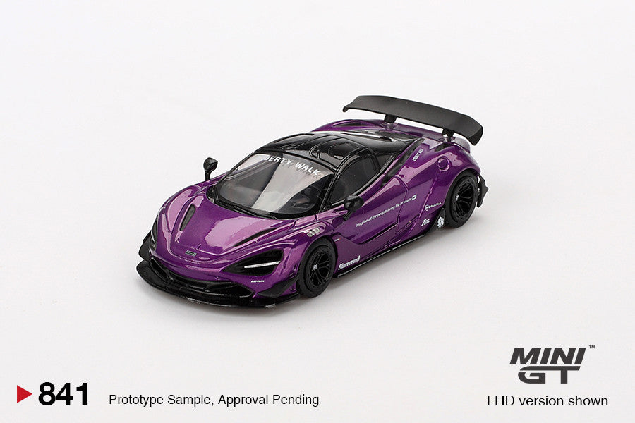 McLaren 720S LB Works Lila 2020 1:64 Modellauto