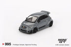 Abarth 595 LB-Works x Abas Works Grau Diecast Modell 1:64