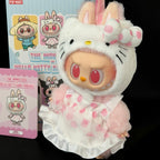 POP MART The Monsters Labubu × Hello Kitty and Friends Series Hello Kitty vinylplüss-medál
