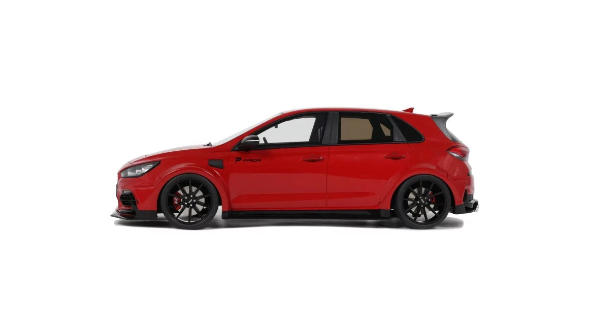 Hyundai i30 N Prior Design 2021 – Rot im Maßstab 1:18 von OTTOmobile