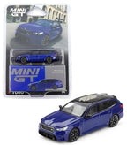 MINI GT BMW M5 Touring (G99) Marina Bay Blue Metallic 2024 1:64 Diecast Model (Blister Edition) – MINI GT – view 4