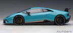 Lamborghini Huracán Performante – Hellblau Maßstab 1:12 von AUTOart