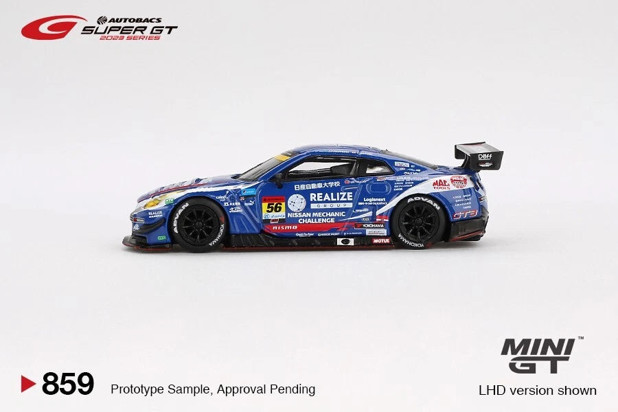 MINI GT Nissan GT-R NISMO GT3 Team Kondo Racing Nr. 56 – 2023 Super GT GT300 1:64 Diecast Modell