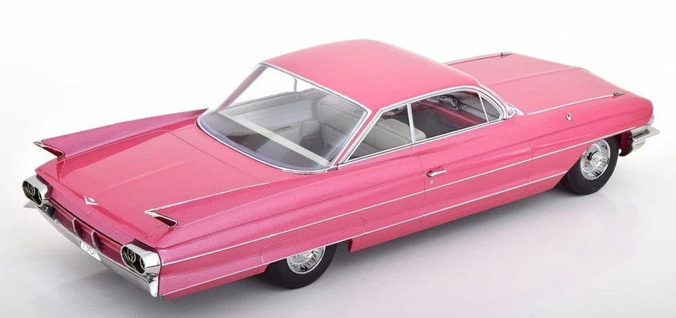 Cadillac Series 62 Coupe DeVille 1961 Rosa Maßstab 1:18 Modell
