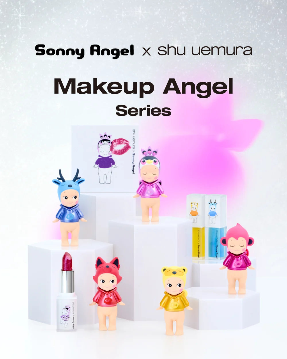 Sonny Angel × shu uemura Makeup Angel Series Blind Box / Global release: 22 October 2026