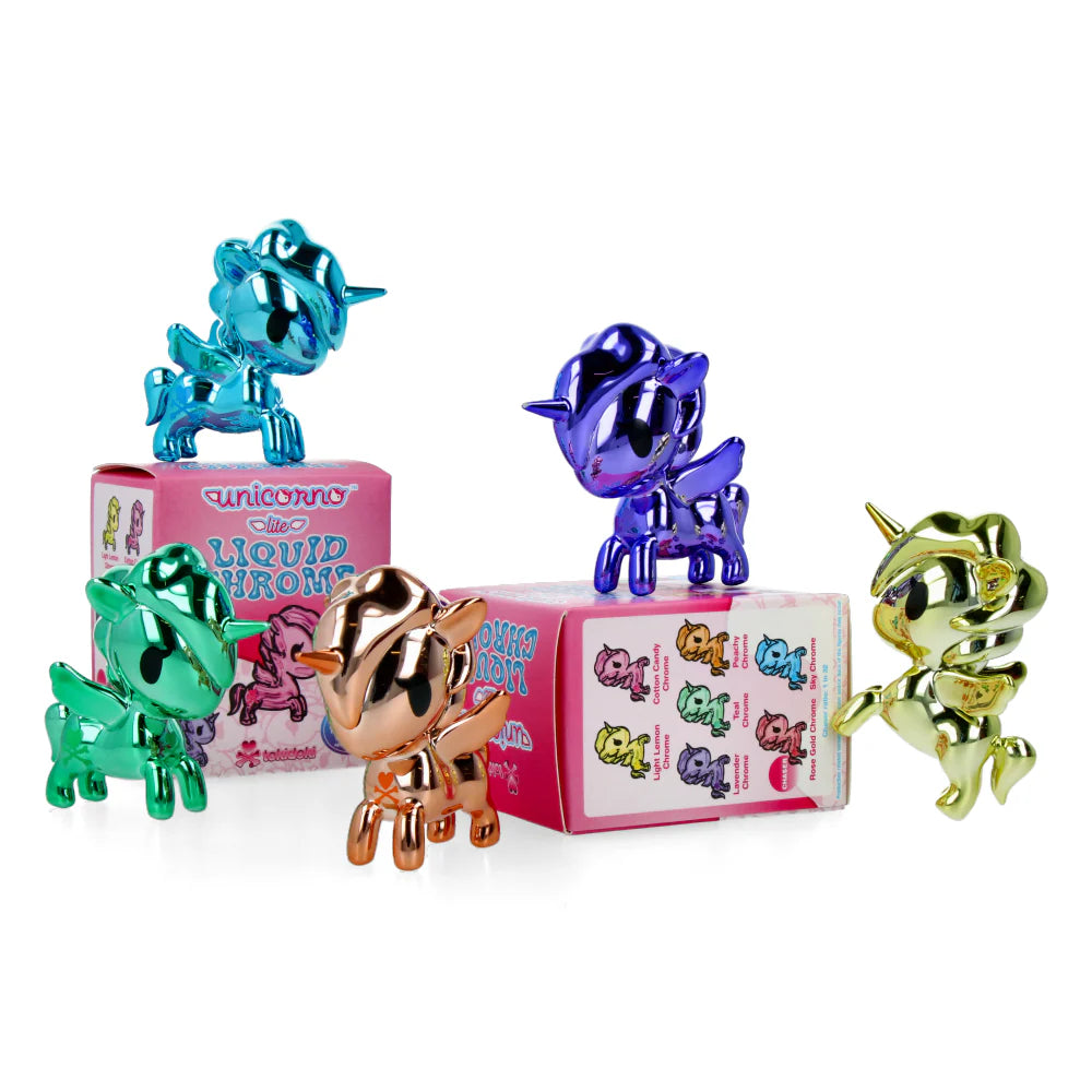 Unicorno Liquid Chrome Figur TokiDoki Blind Box