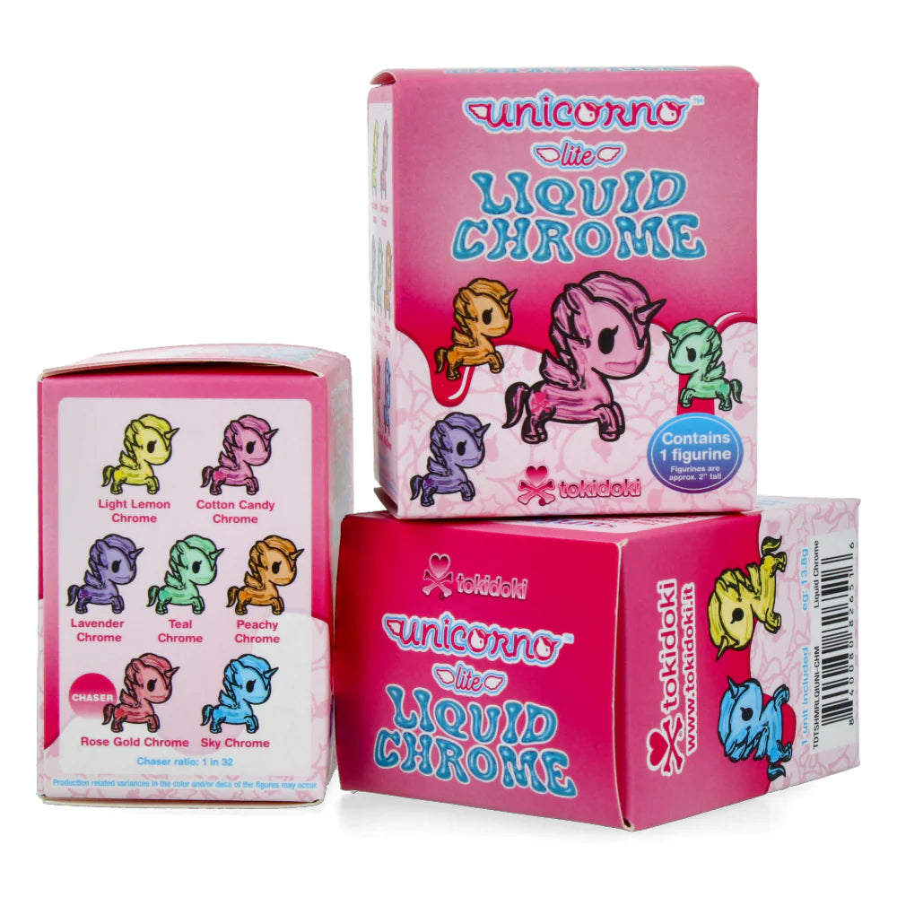 Unicorno Liquid Chrome Figur TokiDoki Blind Box