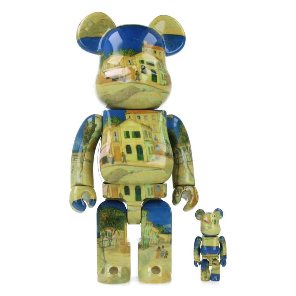 BE@RBRICK Vincent van Gogh – La Maison Jaune 100% & 400%-set van Medicom Toy