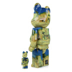 BE@RBRICK Vincent van Gogh – La Maison Jaune-set i storlekarna 100 % och 400 % från Medicom Toy