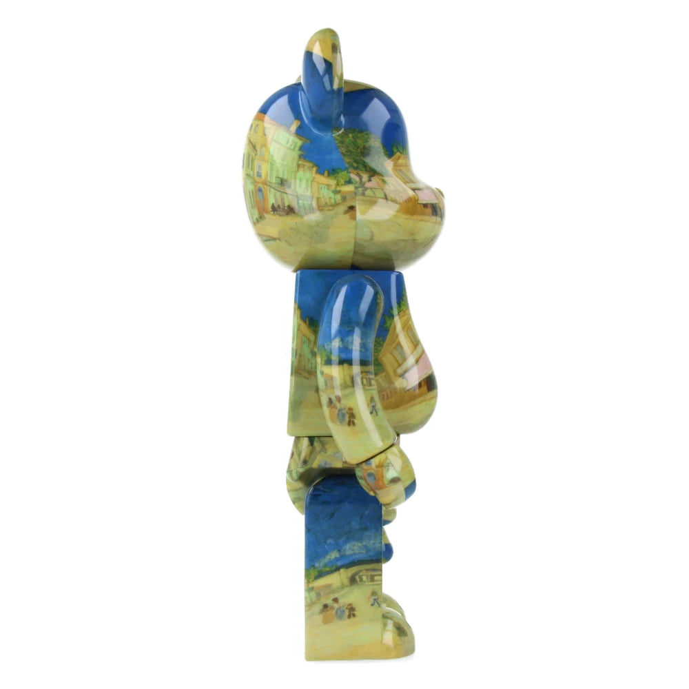 BE@RBRICK Vincent van Gogh – La Maison Jaune-set i storlekarna 100 % och 400 % från Medicom Toy