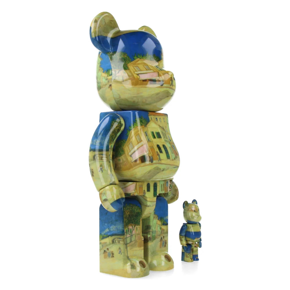 BE@RBRICK Vincent van Gogh – La Maison Jaune 100% & 400%-set van Medicom Toy