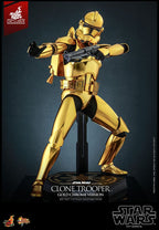 Star Wars Clone Trooper Gold Chrome Version Exclusive 1:6 Φιγούρα Δράσης 30 cm