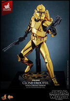 Star Wars Clone Trooper Gold Chrome Version Exclusive 1:6 Φιγούρα Δράσης 30 cm