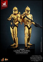 Star Wars Clone Trooper Gold Chrome Version Exclusive 1:6 Φιγούρα Δράσης 30 cm