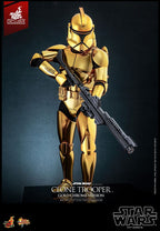 Star Wars Clone Trooper Gold Chrome Version Exclusive 1:6 Φιγούρα Δράσης 30 cm