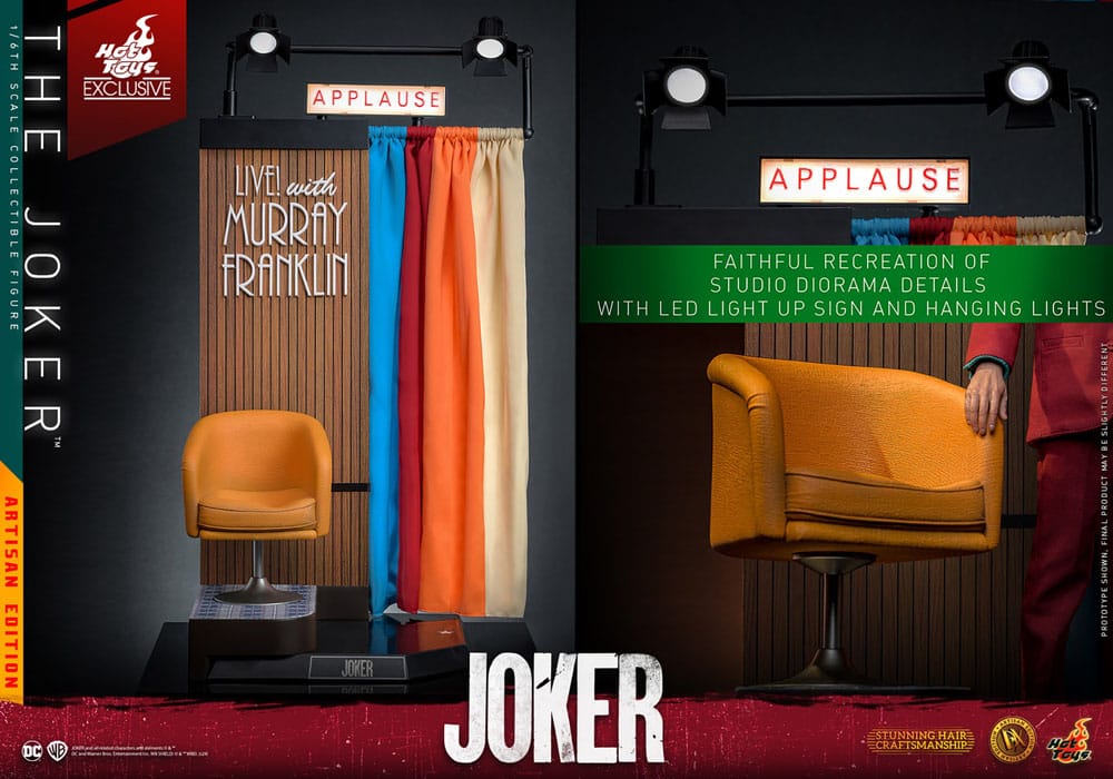 The Joker – Movie Masterpiece 1:6 Artisan Edition, екшън фигурка 30 cm от Hot Toys