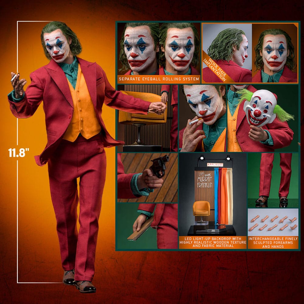 The Joker – Movie Masterpiece 1:6 Artisan Edition, екшън фигурка 30 cm от Hot Toys