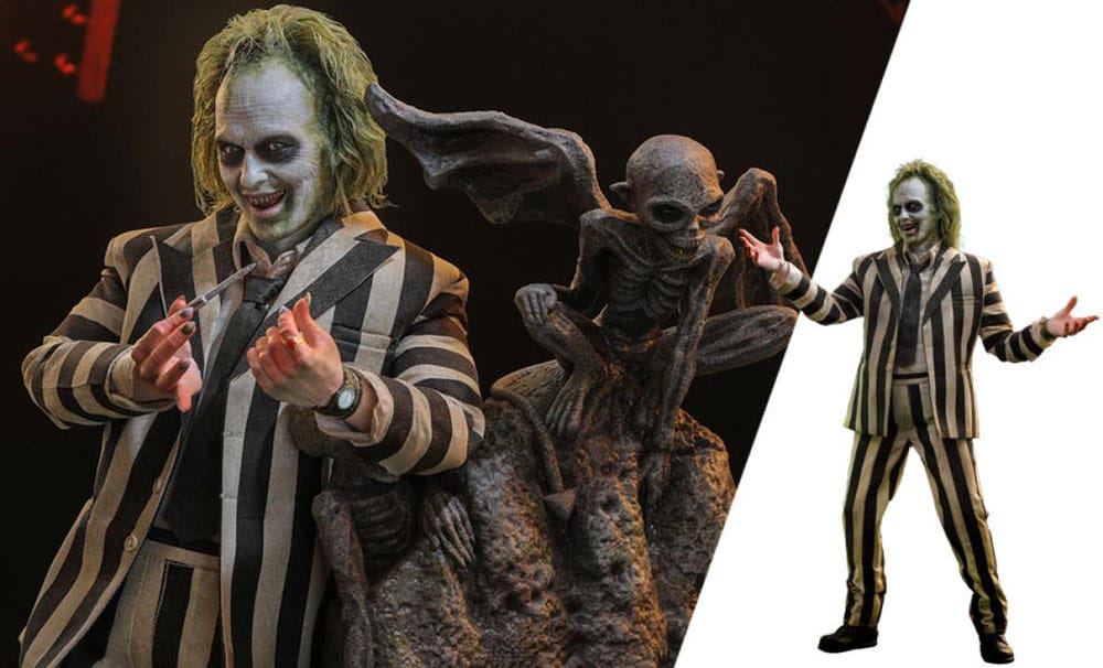 Beetlejuice Beetlejuice Movie Masterpiece 1:6 Beetlejuice-actiefiguur van 30 cm van Hot Toys